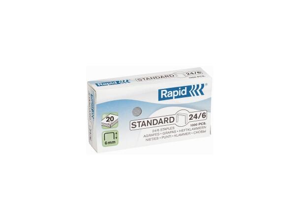 Heftestift RAPID Standard 24/6 (1000) Standard stifter til stiftemaskin 